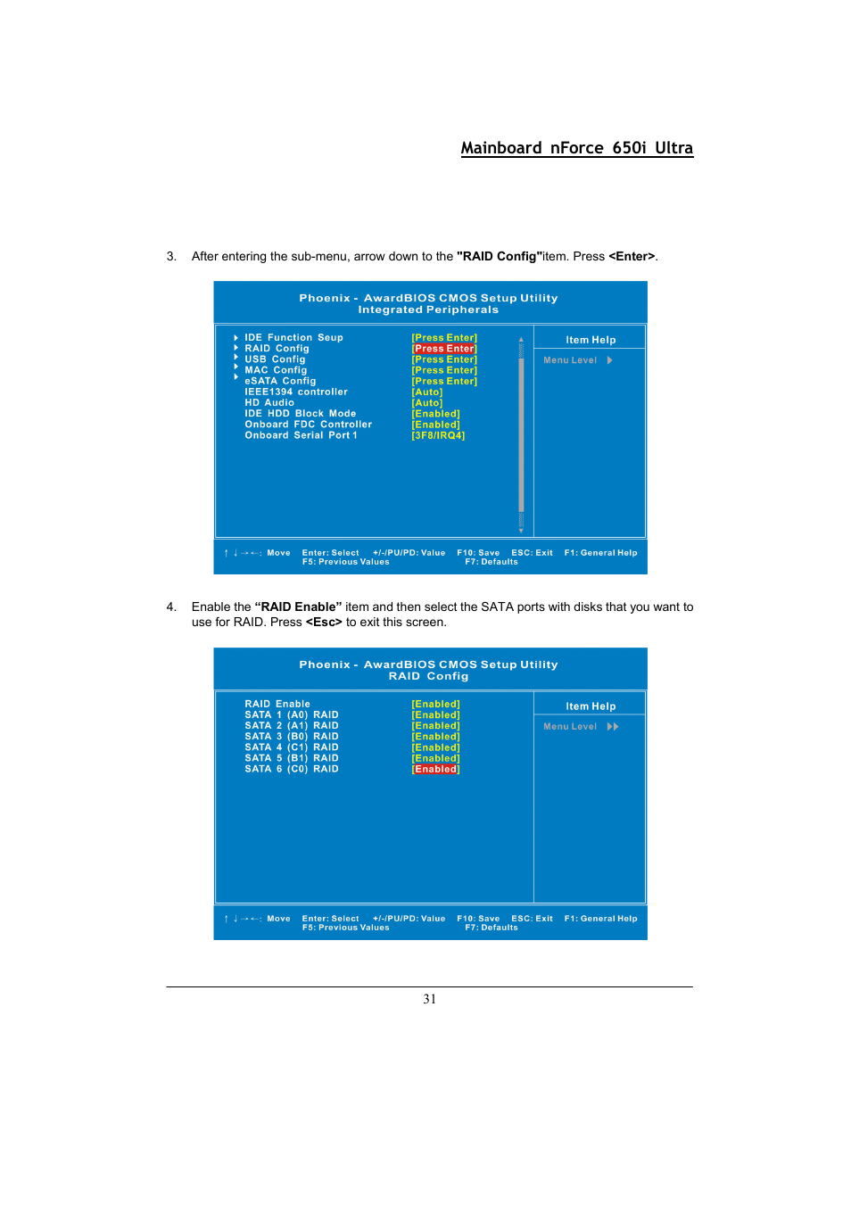 Mainboard nforce 650i ultra | Nvidia NFORCE 650I User Manual | Page 35 / 70