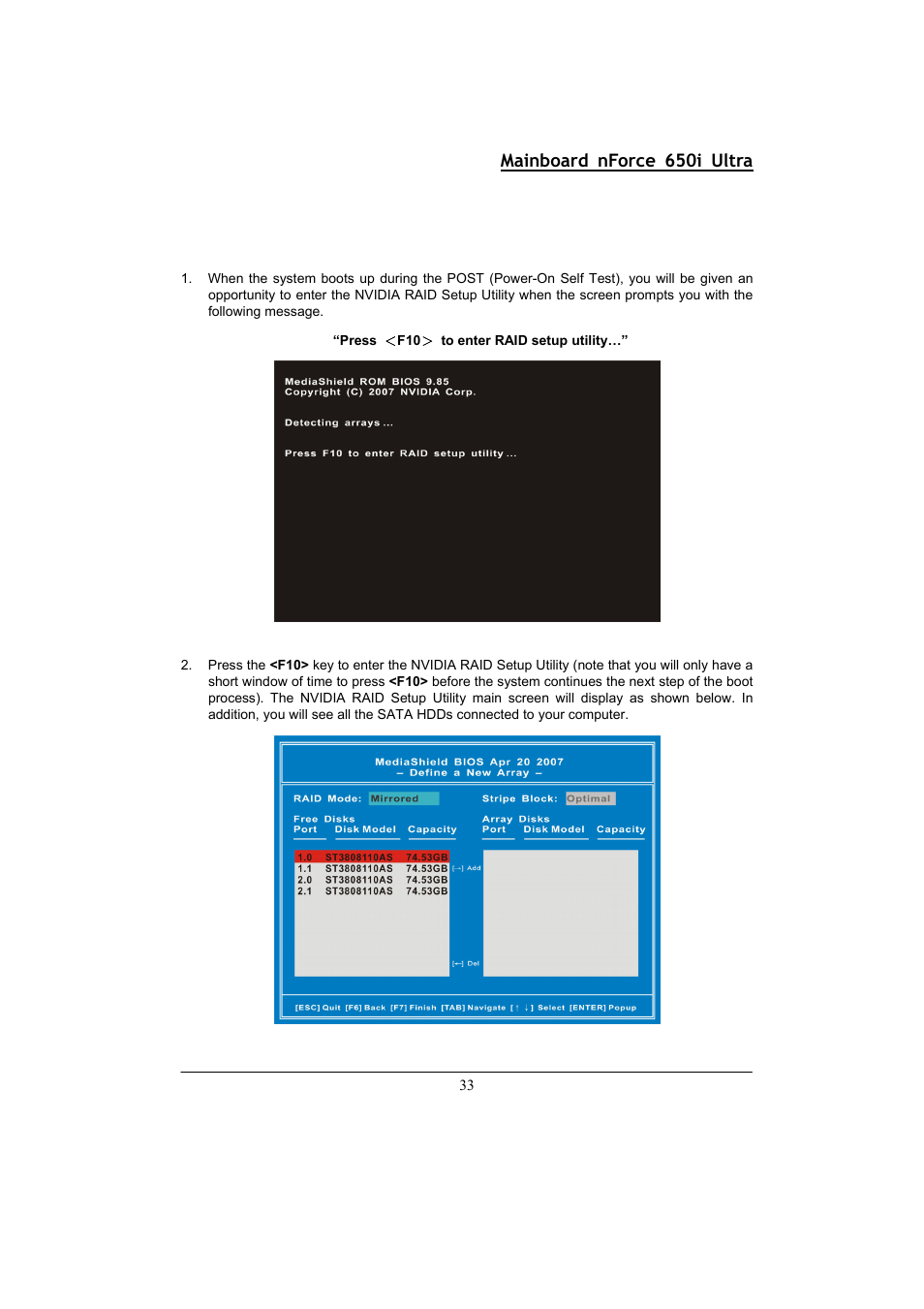 Mainboard nforce 650i ultra | Nvidia NFORCE 650I User Manual | Page 37 / 70