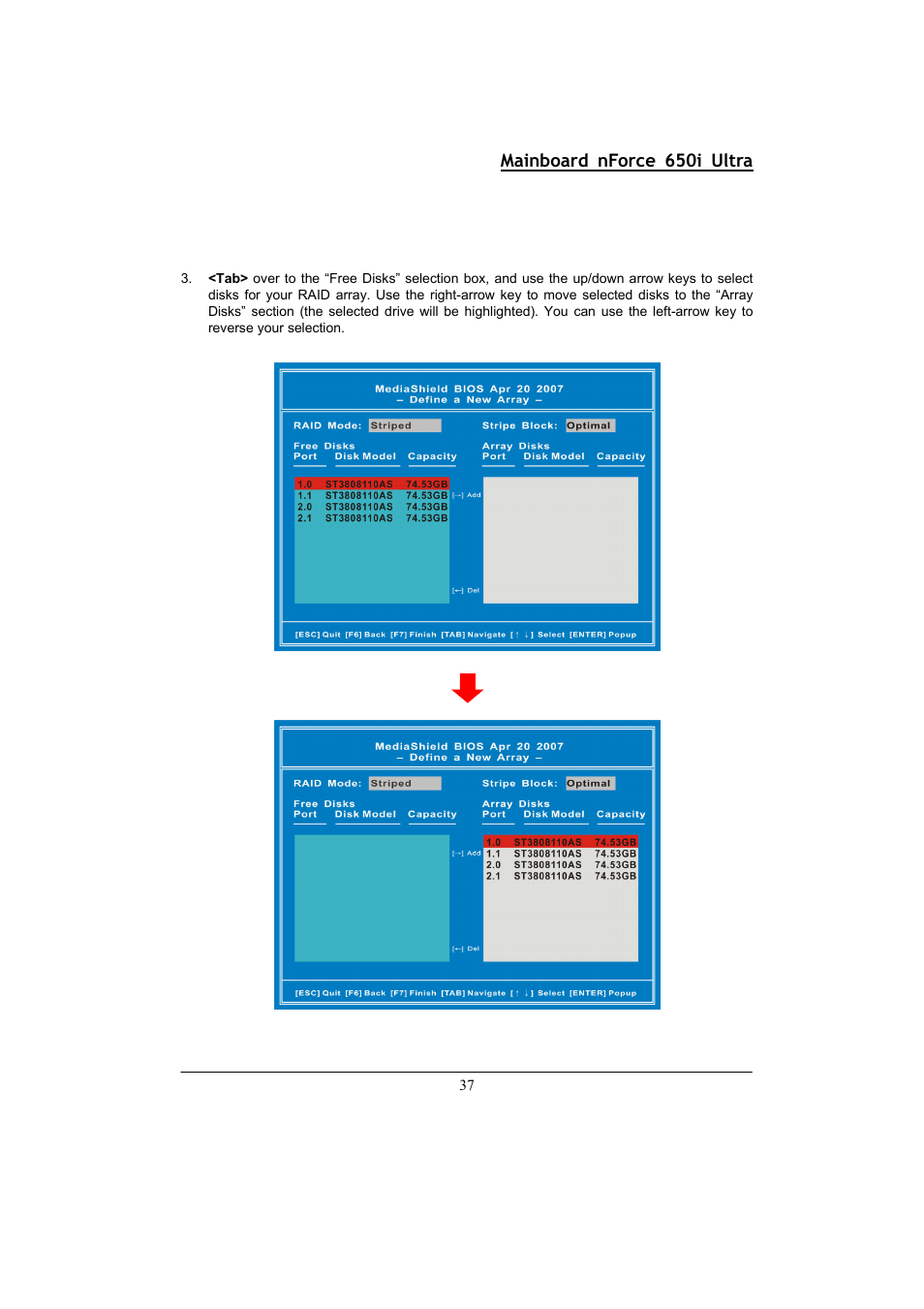 Mainboard nforce 650i ultra | Nvidia NFORCE 650I User Manual | Page 41 / 70