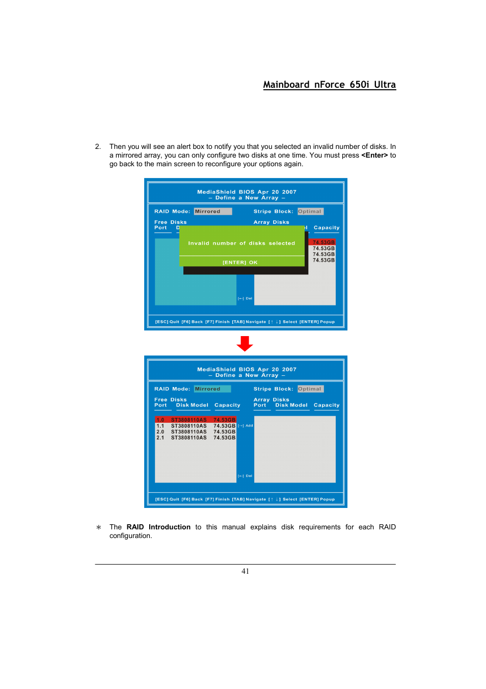 Mainboard nforce 650i ultra | Nvidia NFORCE 650I User Manual | Page 45 / 70