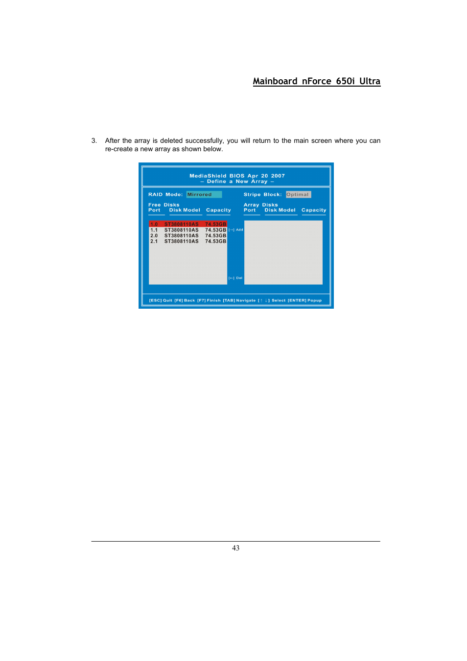 Mainboard nforce 650i ultra | Nvidia NFORCE 650I User Manual | Page 47 / 70
