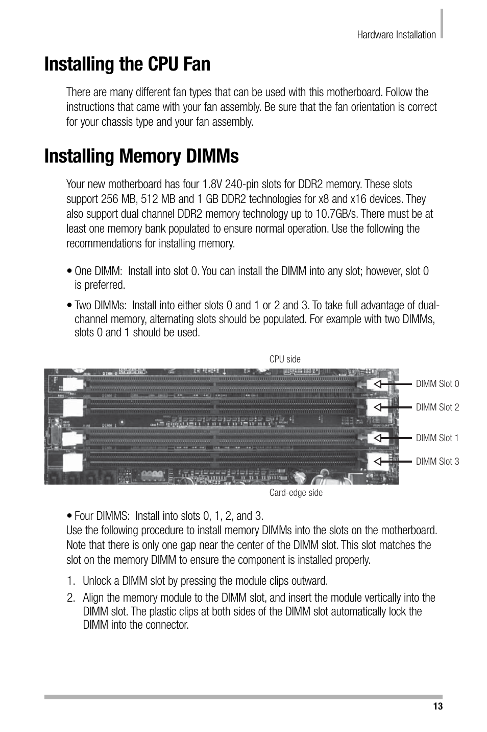 Installing the cpu fan | Nvidia NFORCE 680I User Manual | Page 22 / 78