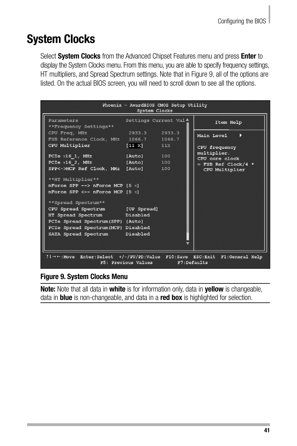 System clocks | Nvidia NFORCE 680I User Manual | Page 49 / 78