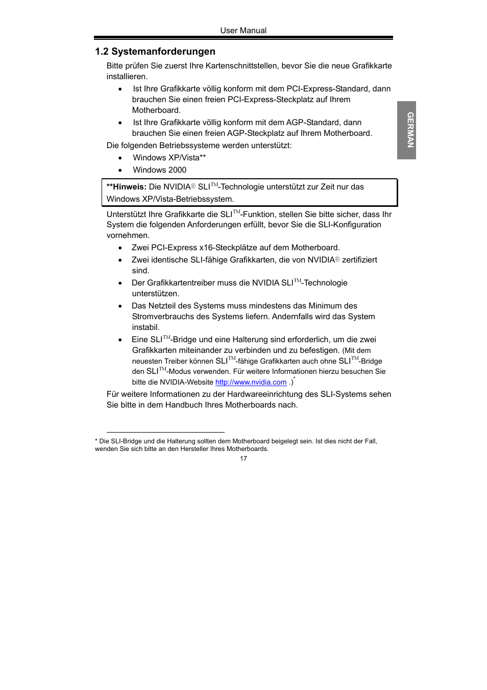 2 systemanforderungen | Nvidia GeForce Series User Manual | Page 19 / 100