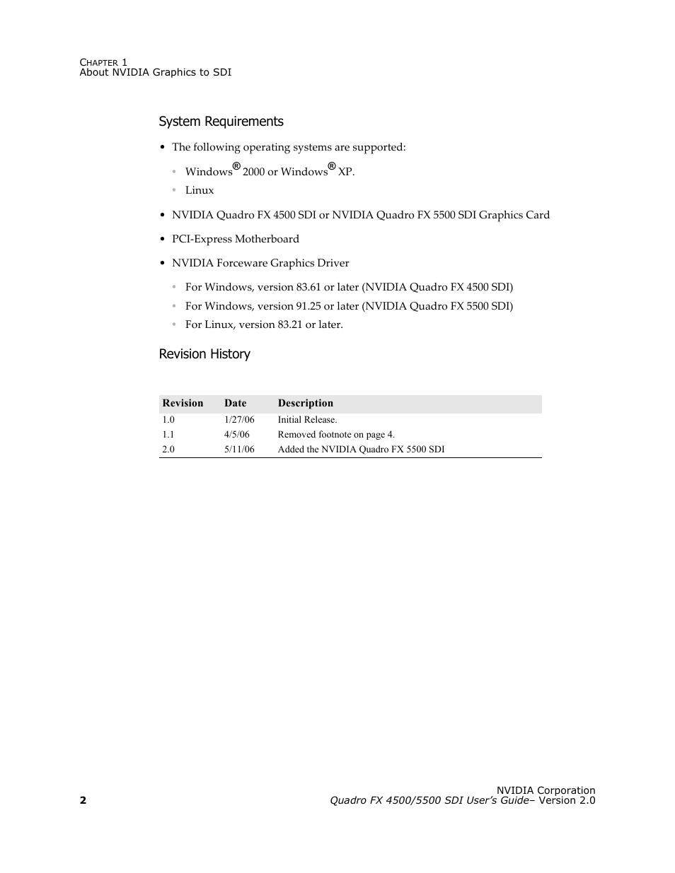 Nvidia Quadro FX 5500 User Manual | Page 6 / 88