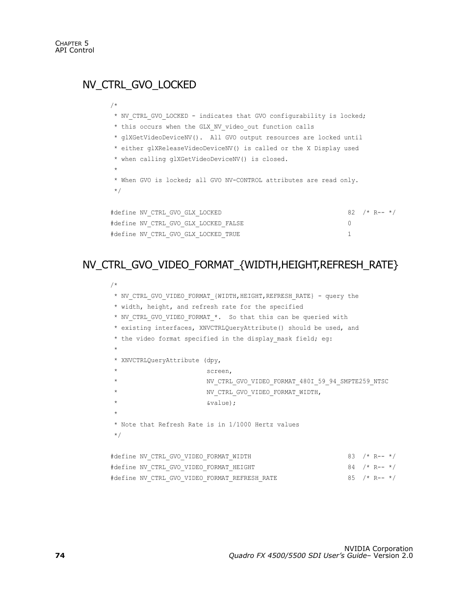 Nv_ctrl_gvo_locked | Nvidia Quadro FX 5500 User Manual | Page 78 / 88