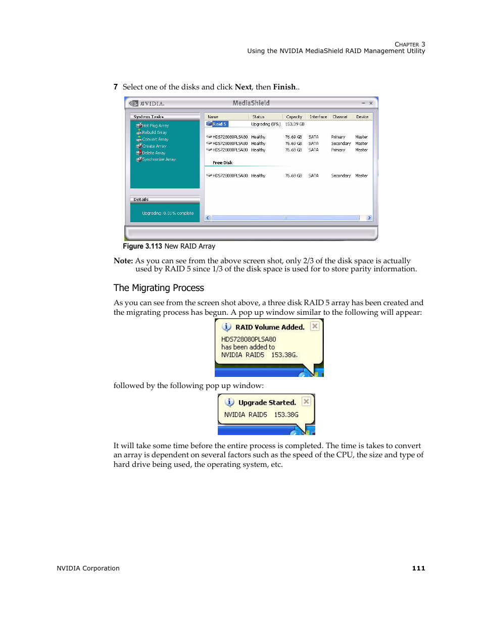 The migrating process | Nvidia 4 User Manual | Page 115 / 159