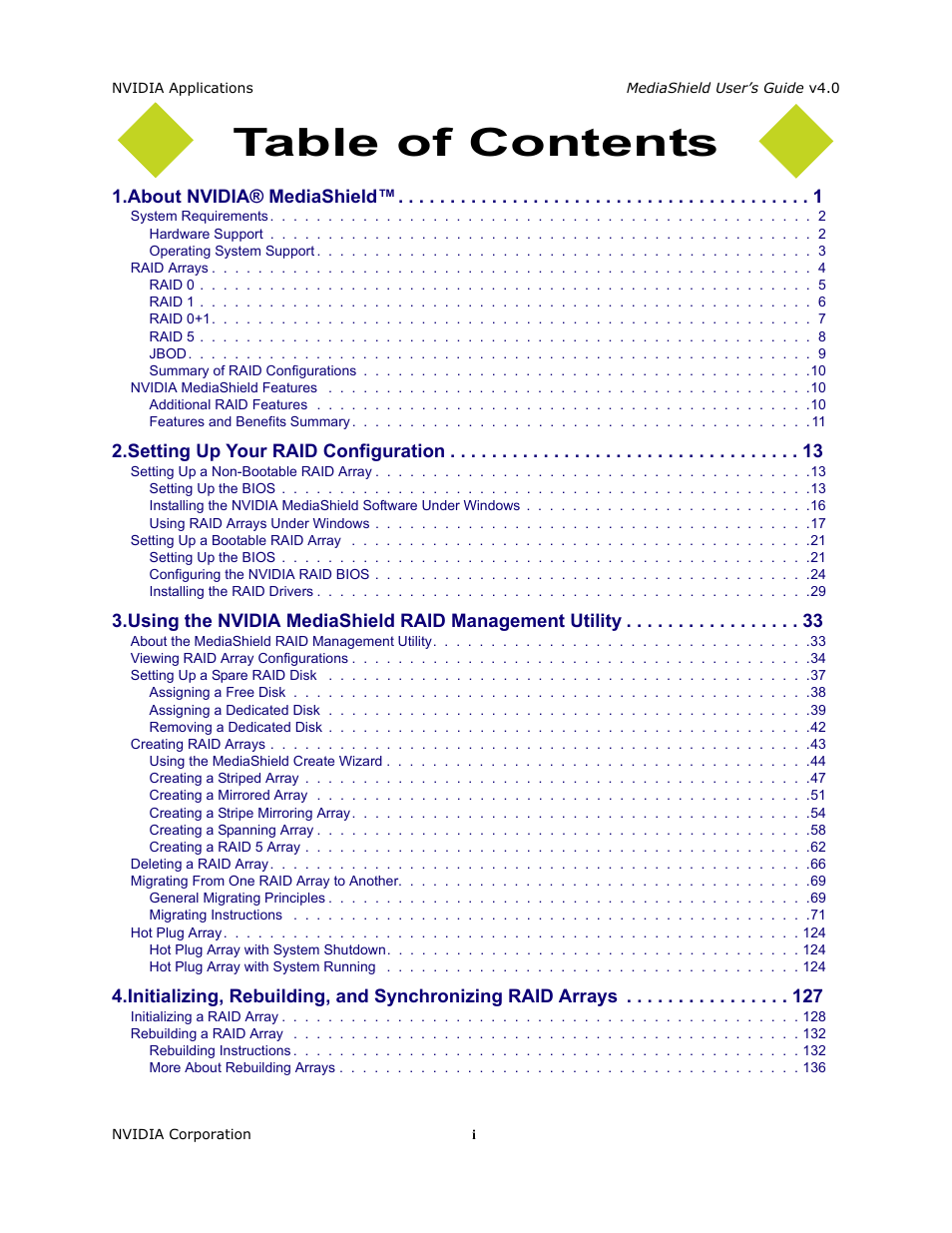 Nvidia 4 User Manual | Page 3 / 159