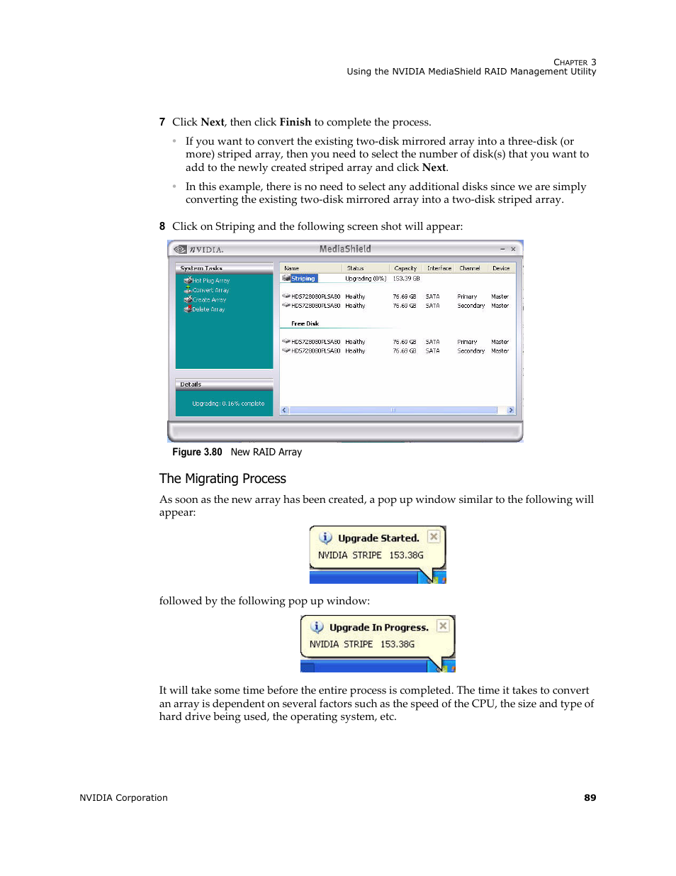 The migrating process | Nvidia 4 User Manual | Page 93 / 159