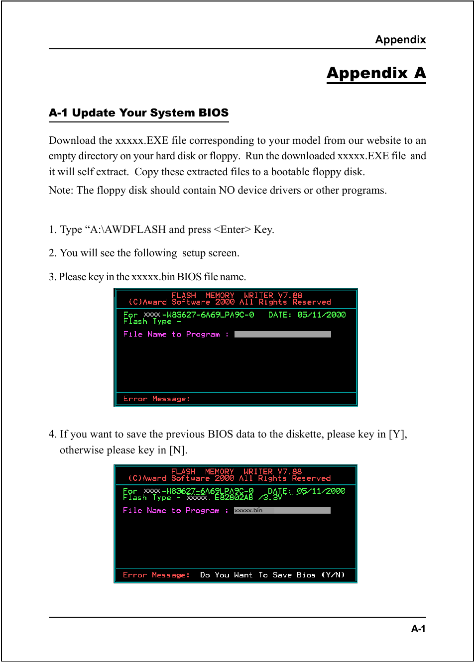 Appendix a | Nvidia 754 User Manual | Page 69 / 78