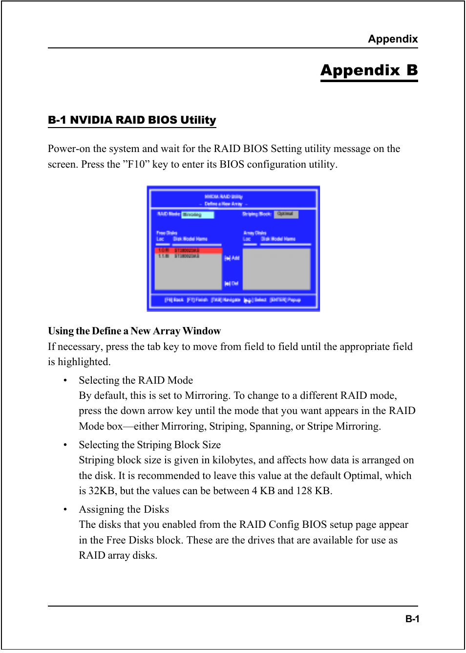 Appendix b | Nvidia 754 User Manual | Page 71 / 78