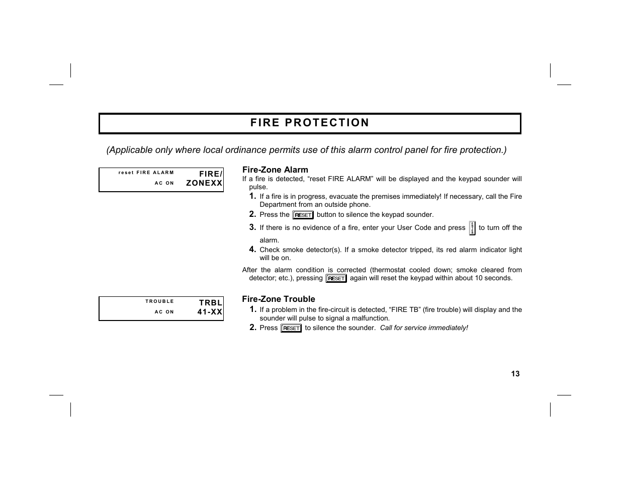 Napco Security Technologies GEM-K2AS User Manual | Page 13 / 36