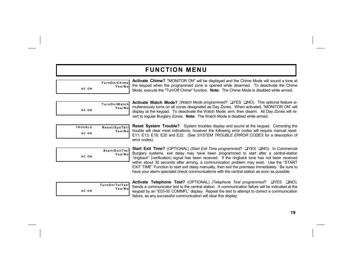 Napco Security Technologies GEM-K2AS User Manual | Page 19 / 36