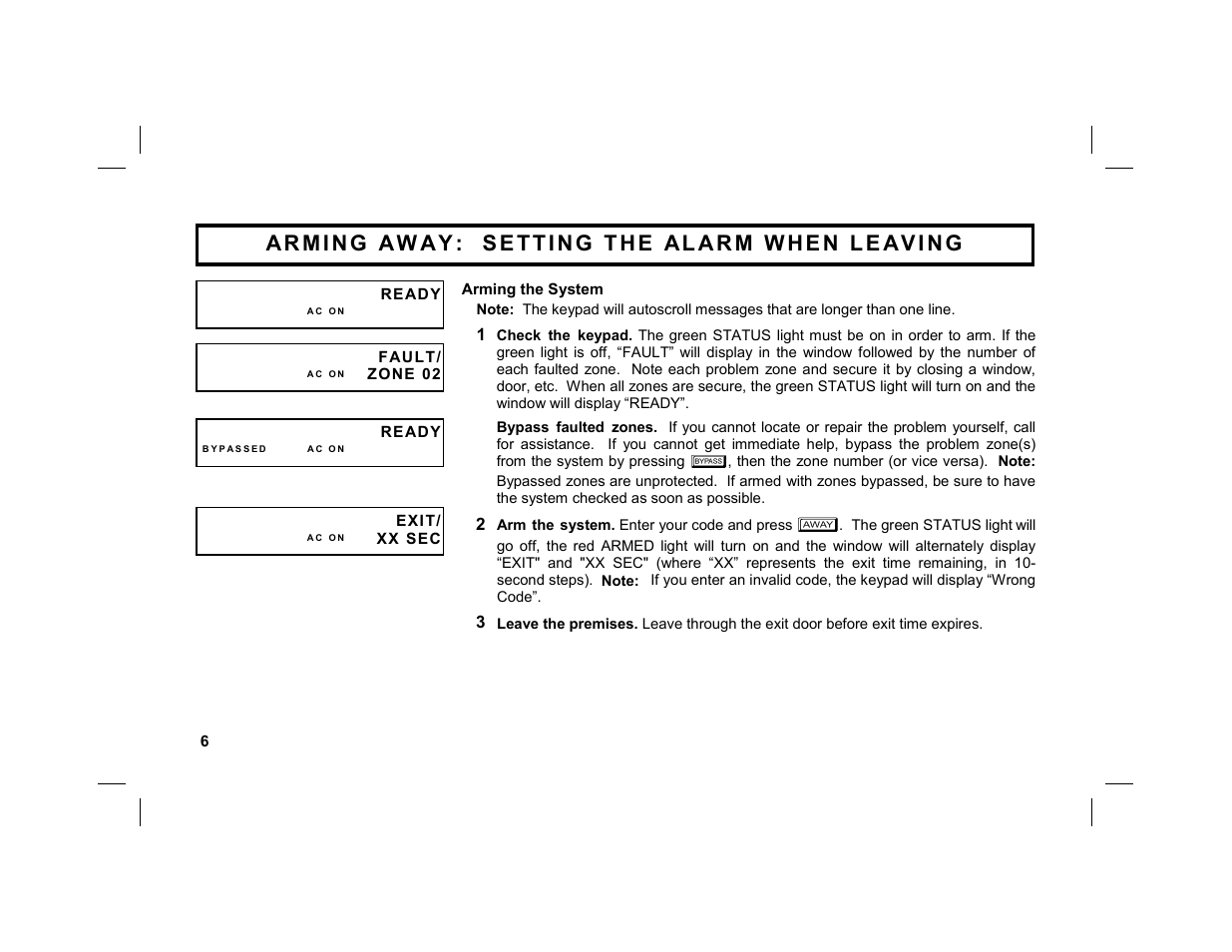 Napco Security Technologies GEM-K2AS User Manual | Page 6 / 36