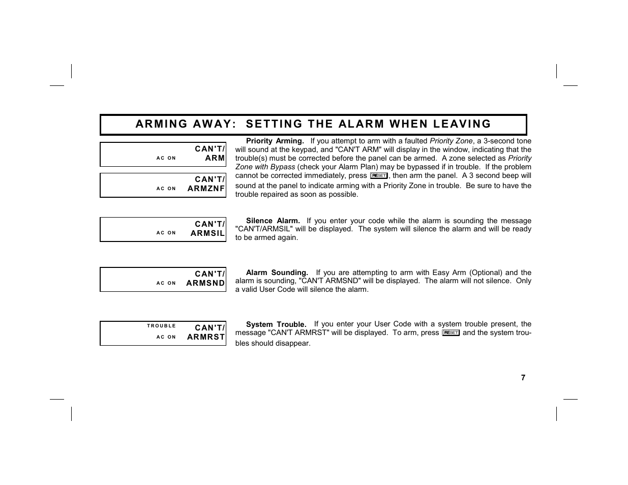 Napco Security Technologies GEM-K2AS User Manual | Page 7 / 36