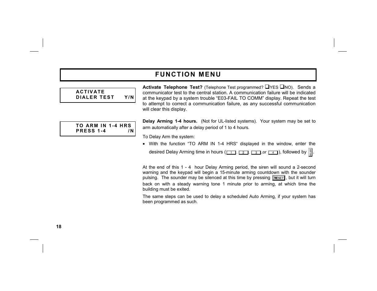 Napco Security Technologies GEM-K1CA User Manual | Page 18 / 40