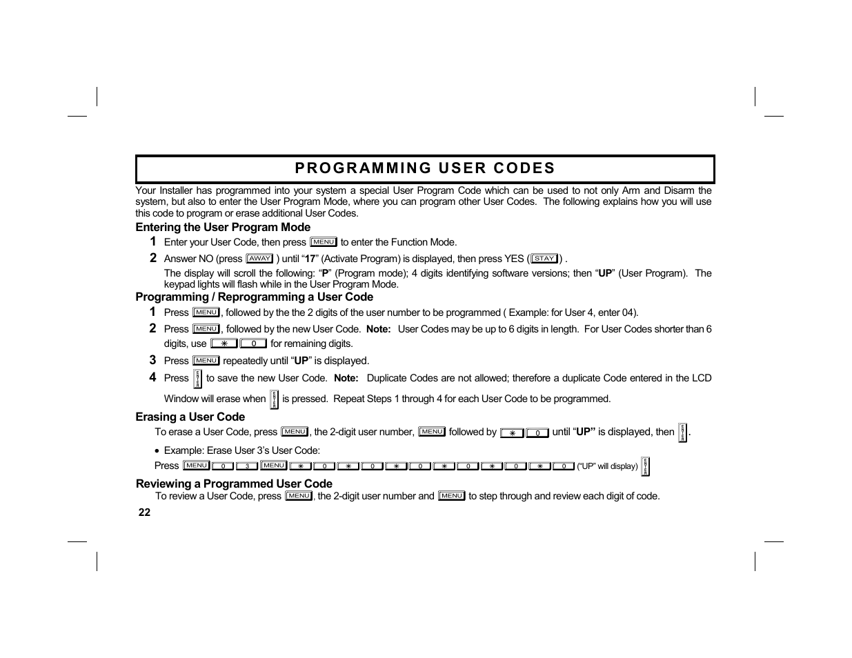 Napco Security Technologies GEM-DXK3 User Manual | Page 22 / 32