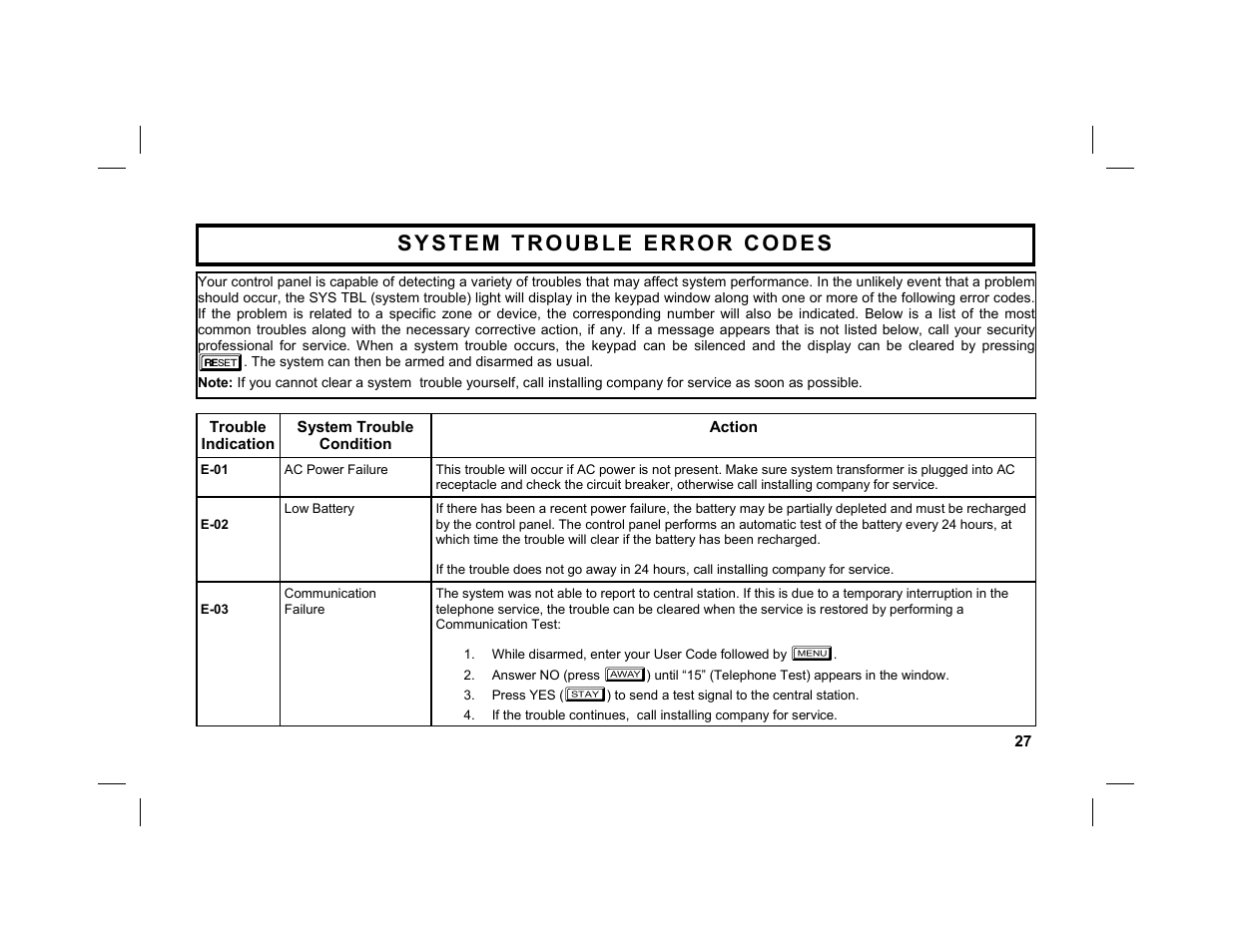 Napco Security Technologies GEM-DXK3 User Manual | Page 27 / 32