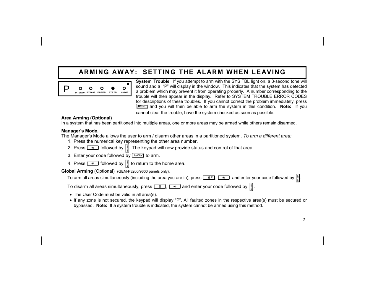 Napco Security Technologies GEM-DXK3 User Manual | Page 7 / 32