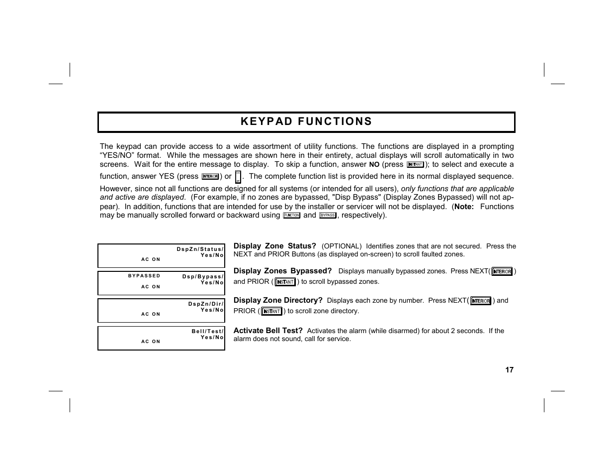 Napco Security Technologies GEM-DXRP2 User Manual | Page 17 / 36