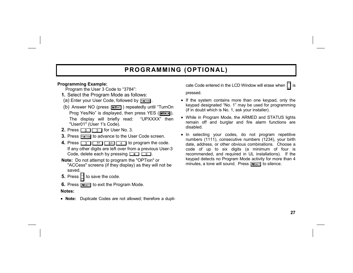 Napco Security Technologies GEM-DXRP2 User Manual | Page 27 / 36