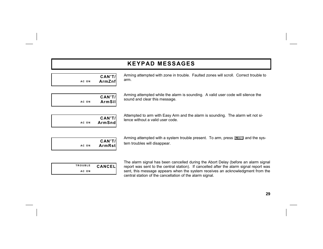 Napco Security Technologies GEM-DXRP2 User Manual | Page 29 / 36