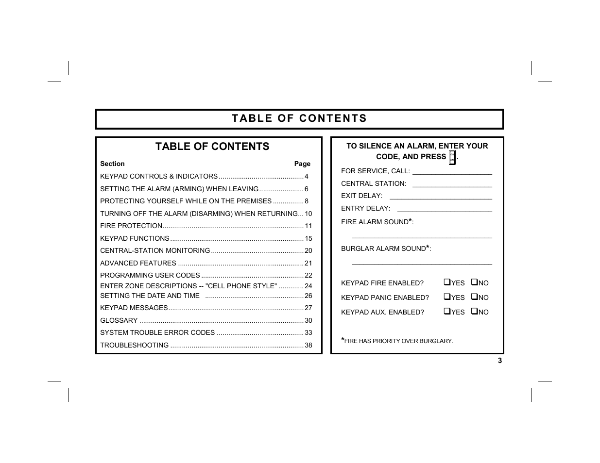 Napco Security Technologies GEM-DXRP1 User Manual | Page 3 / 40