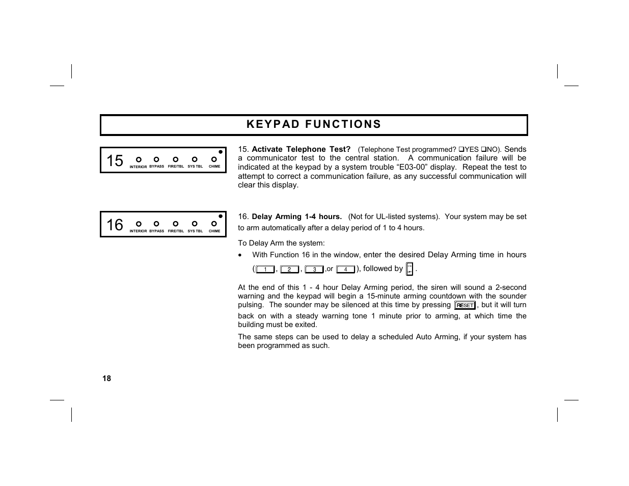 Napco Security Technologies GEM-DXRP3 User Manual | Page 18 / 32