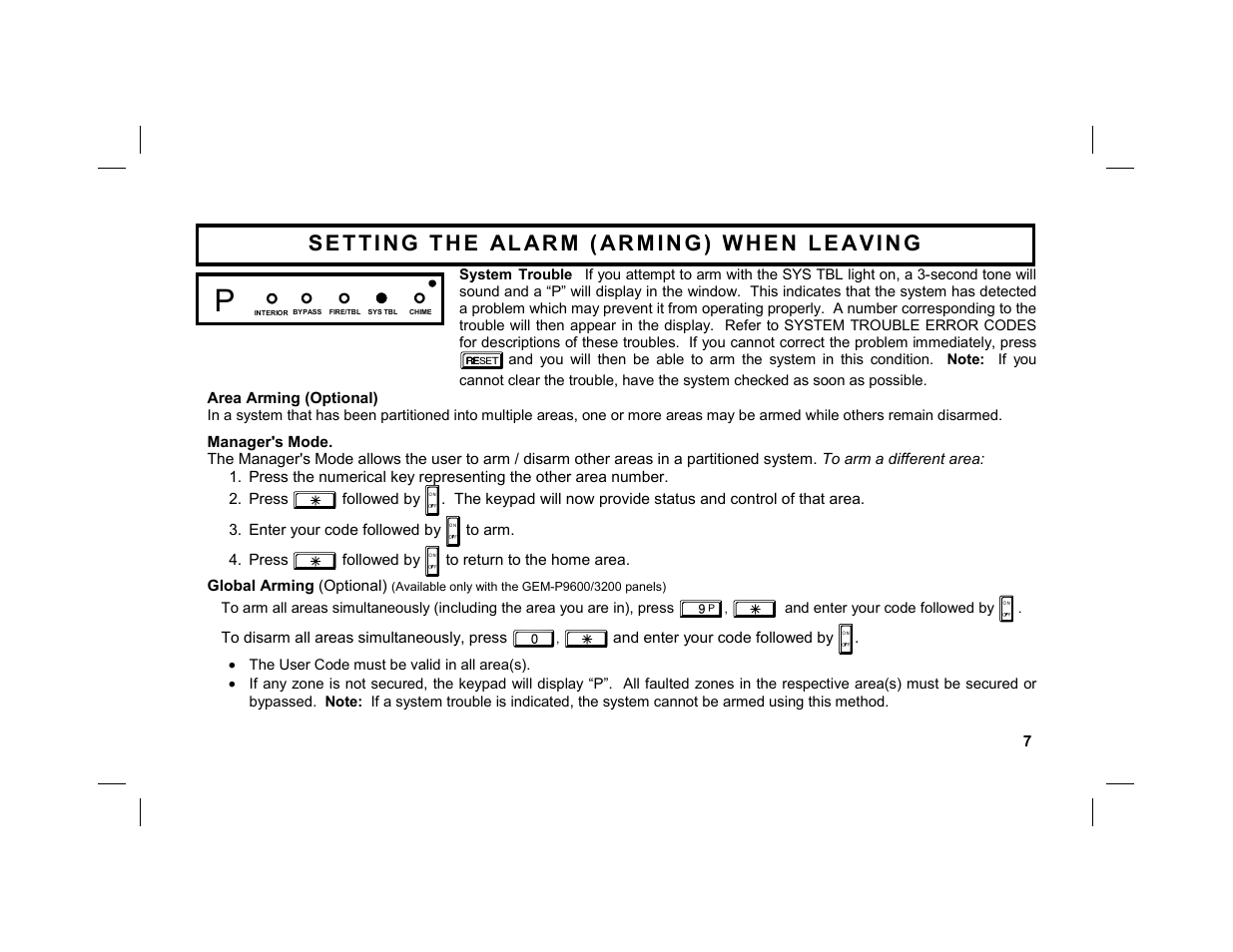 Napco Security Technologies GEM-DXRP3 User Manual | Page 7 / 32