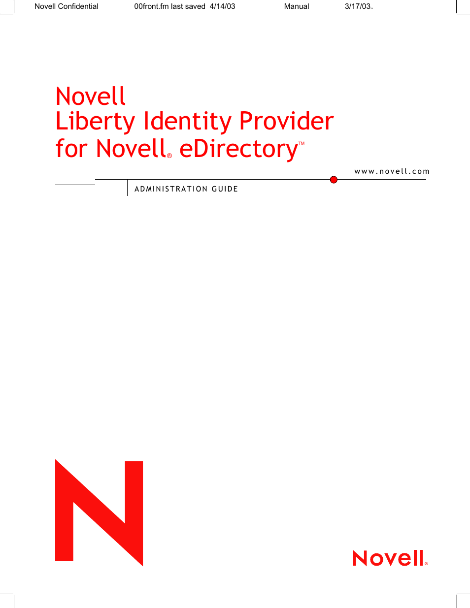 Novell eBook Reader User Manual | 52 pages