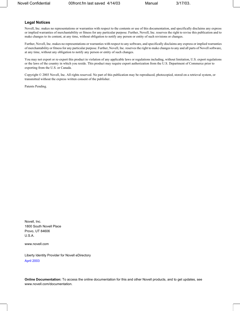 Novell eBook Reader User Manual | Page 2 / 52