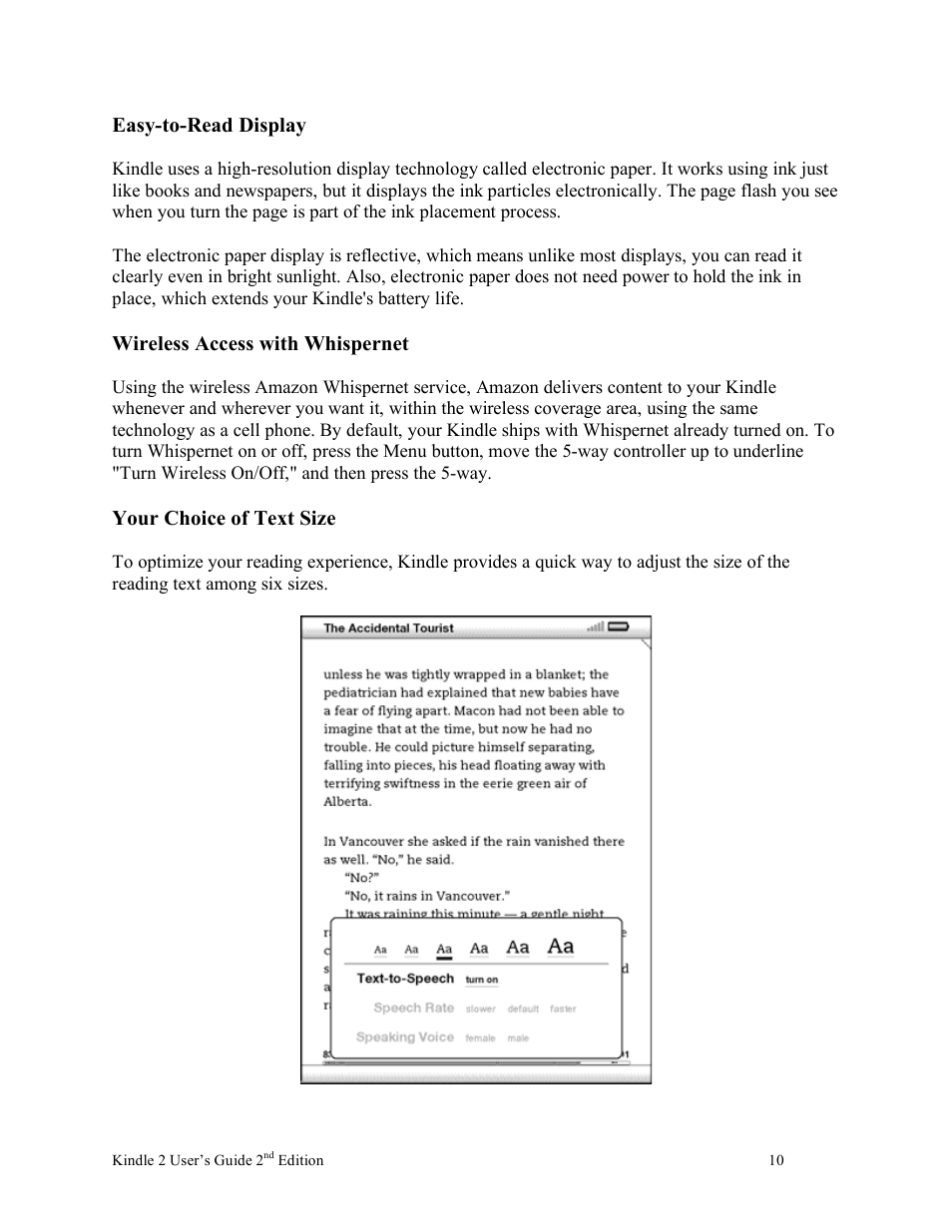 Nuance comm KINDLE 2 User Manual | Page 10 / 99