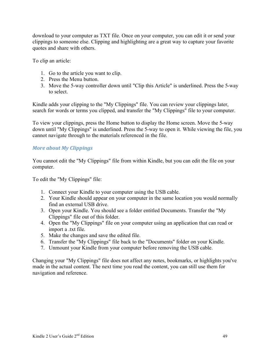 Nuance comm KINDLE 2 User Manual | Page 49 / 99