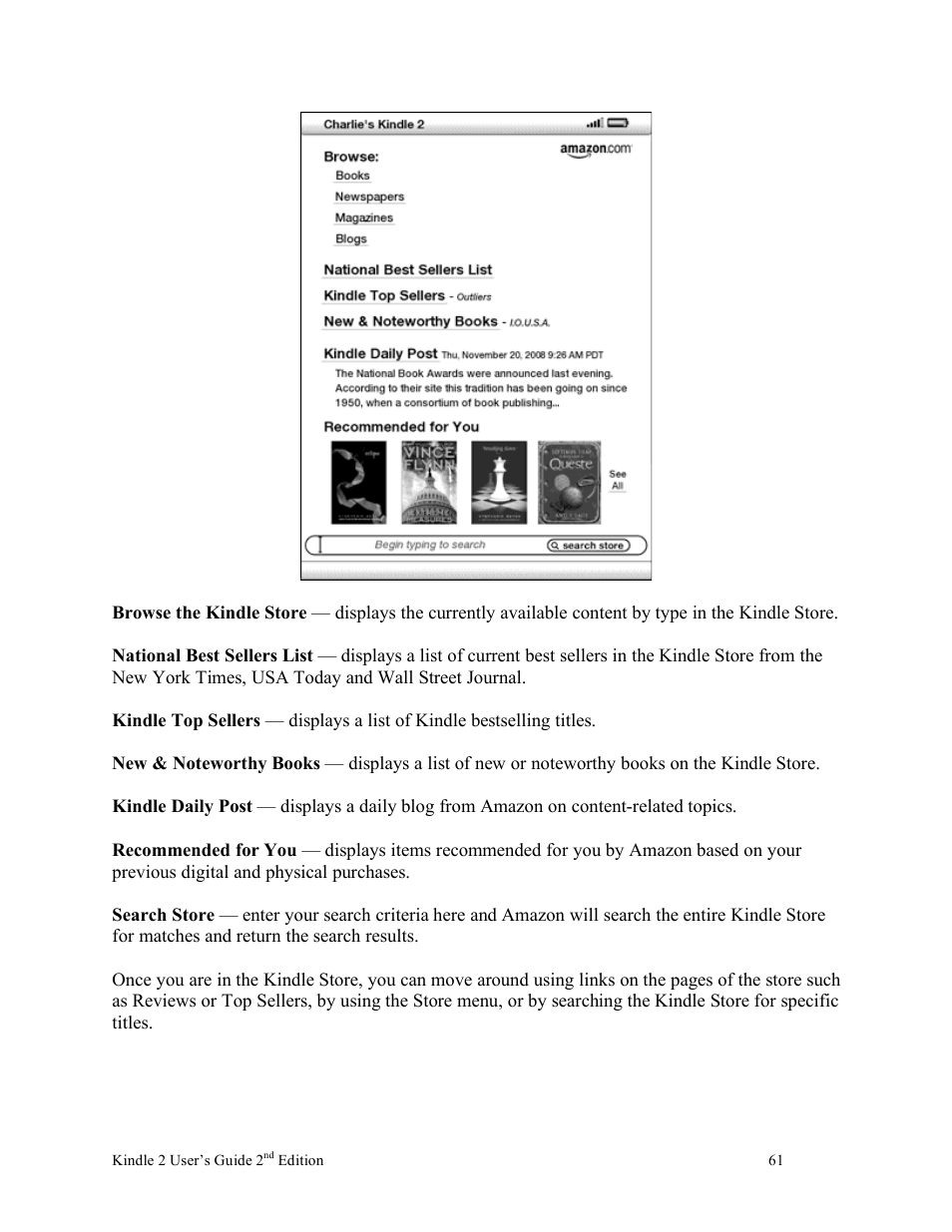 Nuance comm KINDLE 2 User Manual | Page 61 / 99