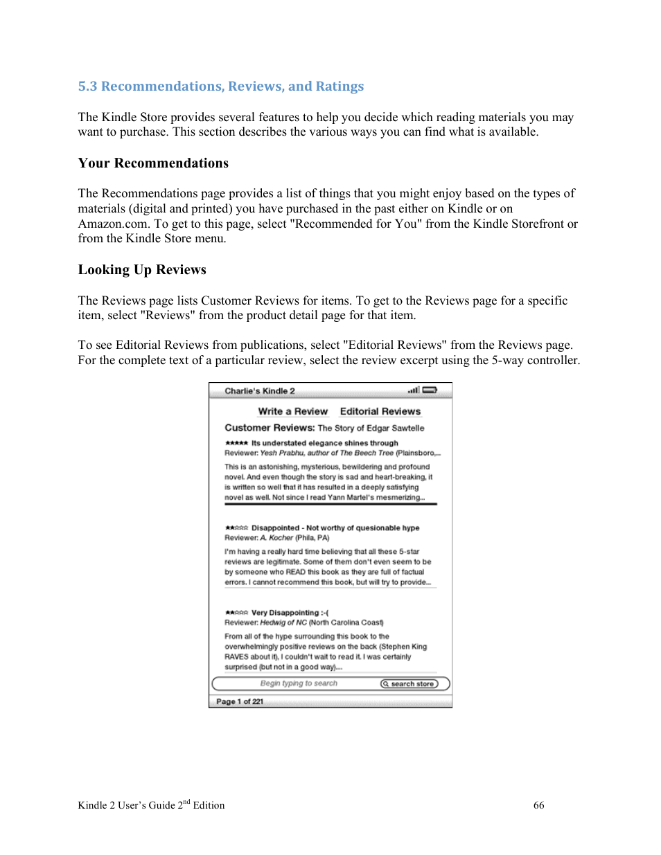 Nuance comm KINDLE 2 User Manual | Page 66 / 99