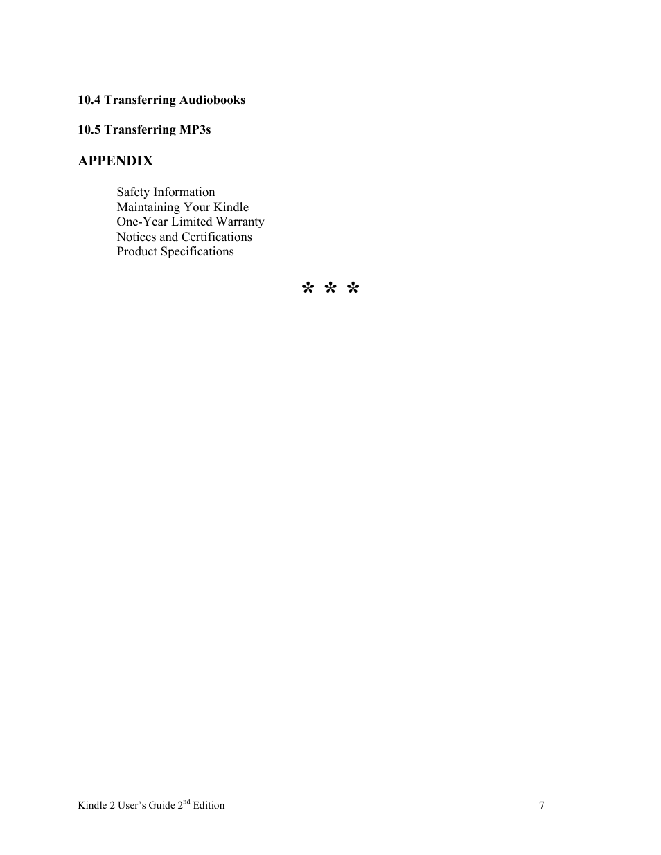 Nuance comm KINDLE 2 User Manual | Page 7 / 99