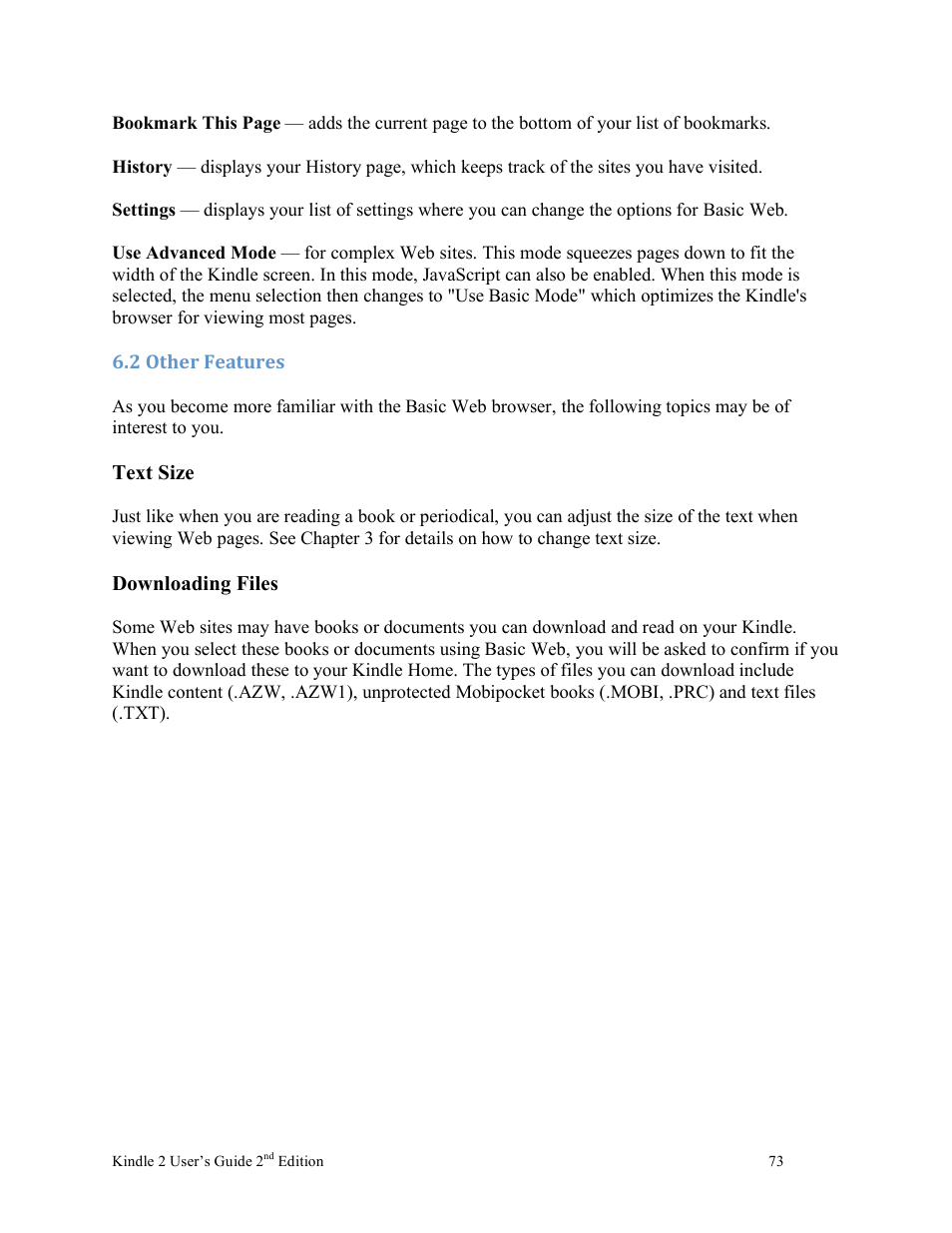 Nuance comm KINDLE 2 User Manual | Page 73 / 99