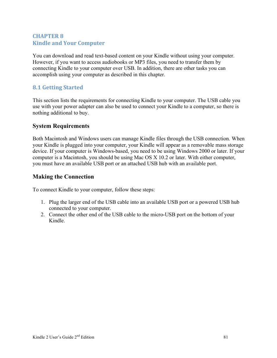 Nuance comm KINDLE 2 User Manual | Page 81 / 99