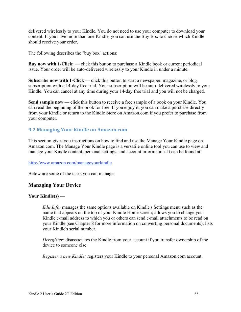 Nuance comm KINDLE 2 User Manual | Page 88 / 99