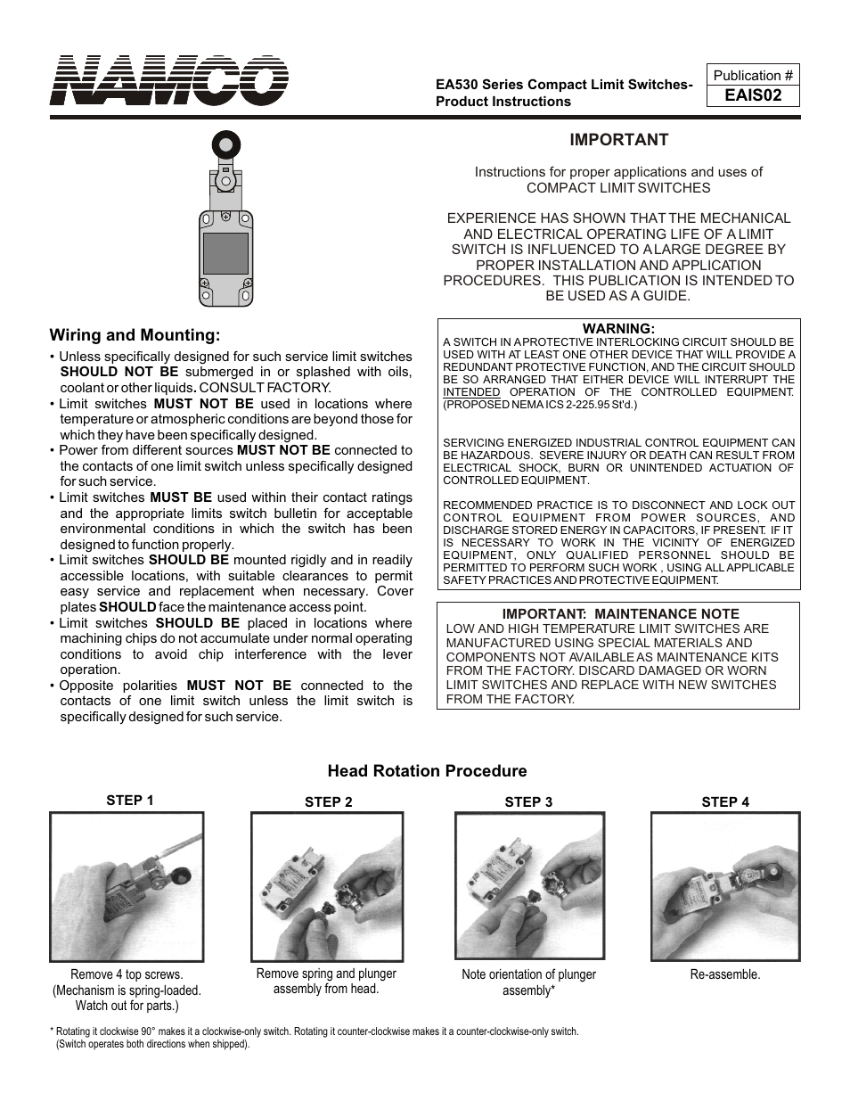 NAMCO Bandai Games EA530 User Manual | 2 pages