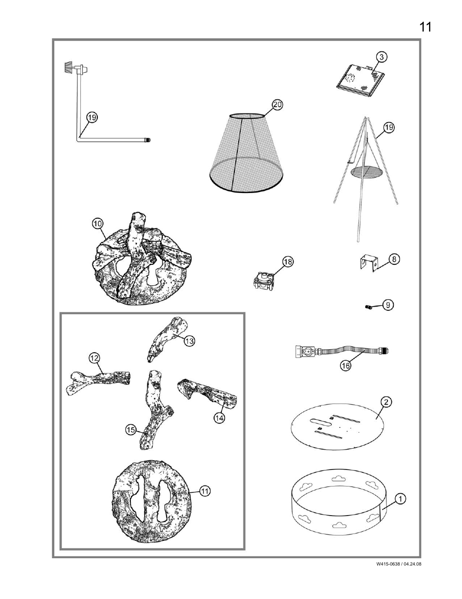 Napoleon Fireplaces Patioflame GPFN User Manual | Page 11 / 12