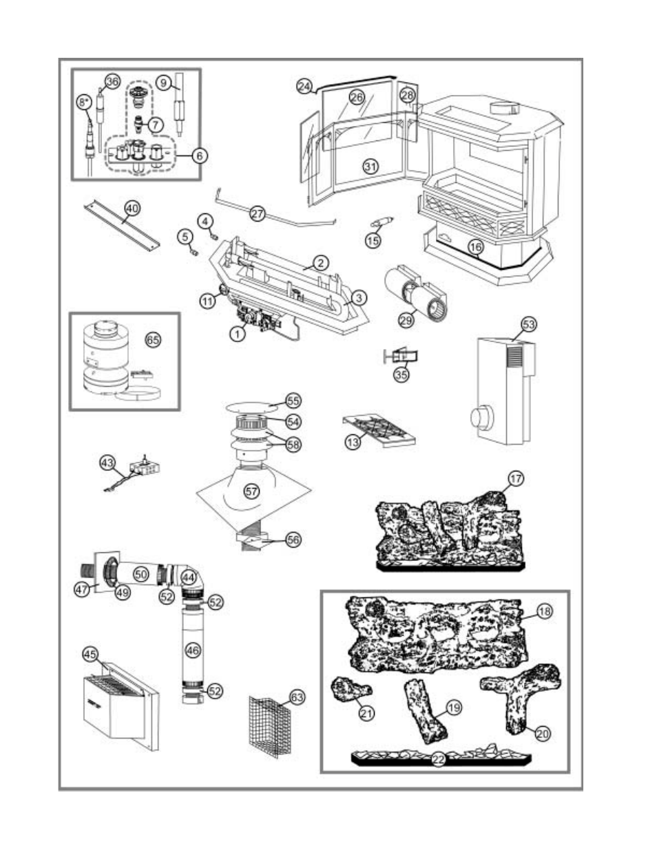 Napoleon Fireplaces GDS 50-N User Manual | Page 22 / 24