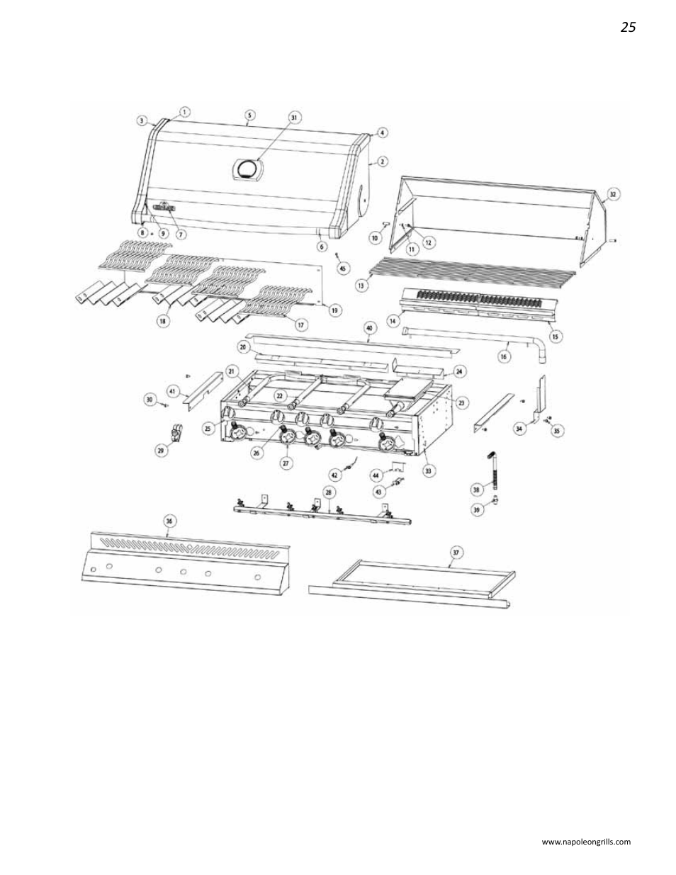 Napoleon Grills BIPRO 600 User Manual | Page 25 / 30
