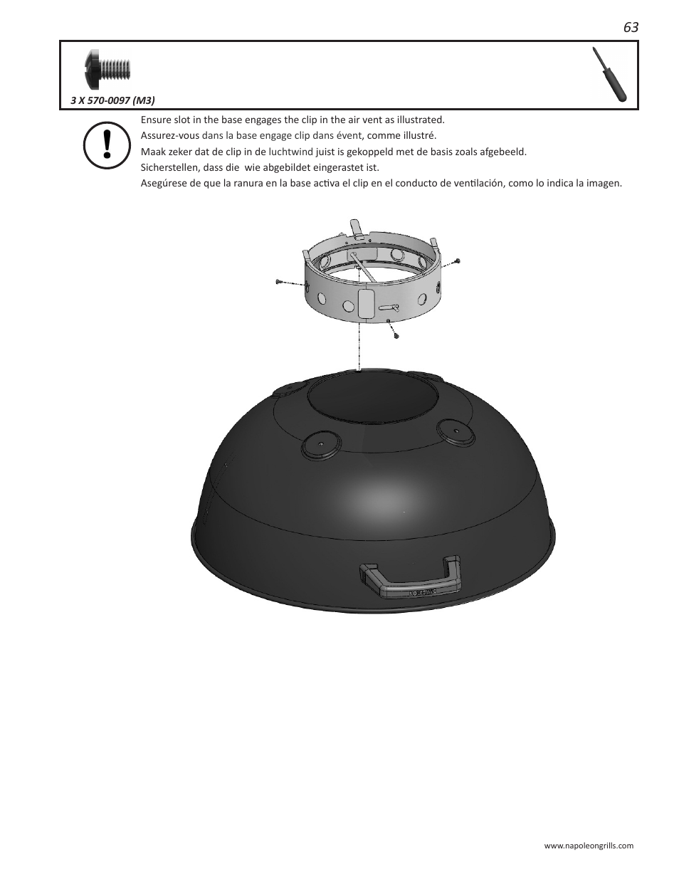 Napoleon Grills NK22CK-L User Manual | Page 63 / 76