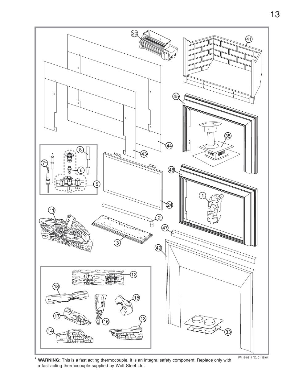 Napoleon Fireplaces GDI-44N User Manual | Page 13 / 16