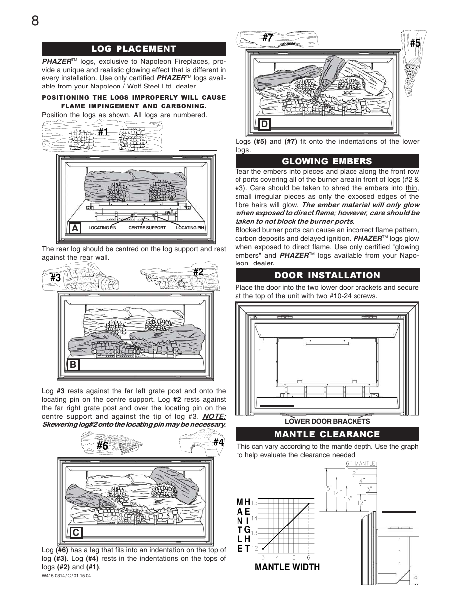Napoleon Fireplaces GDI-44N User Manual | Page 8 / 16