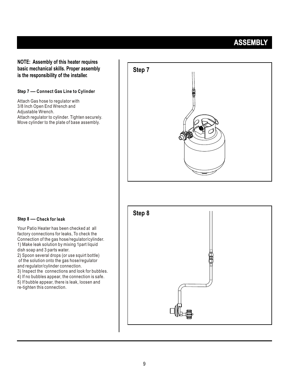 Assembly | Napoleon Grills PTH38PSS User Manual | Page 9 / 15