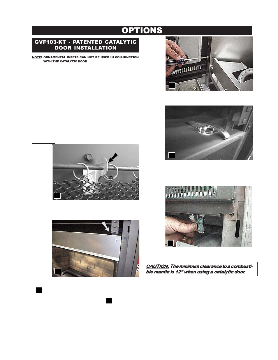 Options | Napoleon Fireplaces GVF36 User Manual | Page 11 / 20