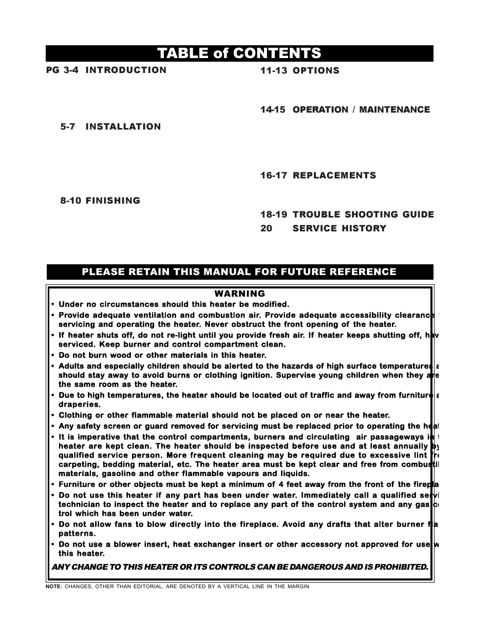 Napoleon Fireplaces GVF36 User Manual | Page 2 / 20