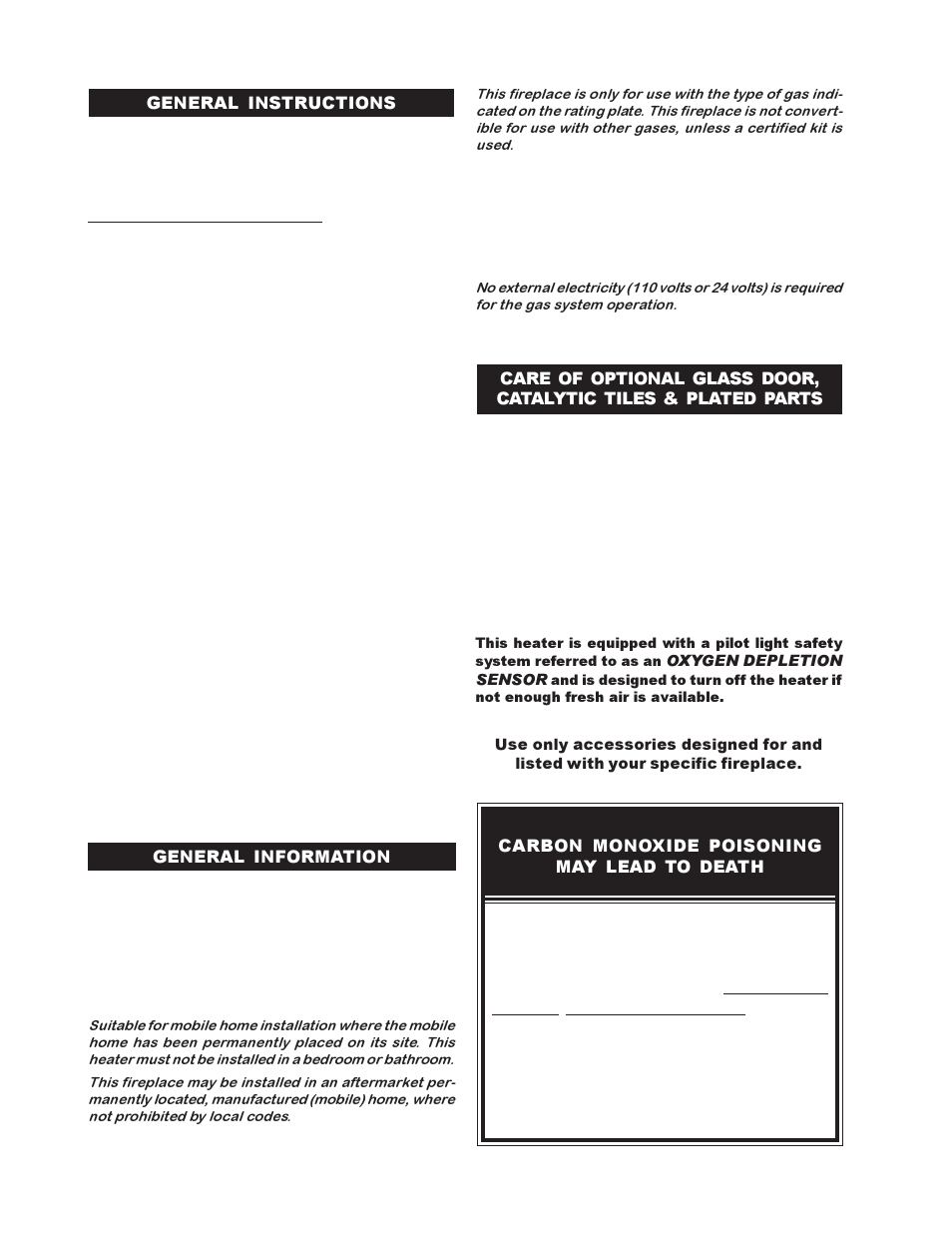 Napoleon Fireplaces GVF36 User Manual | Page 4 / 20